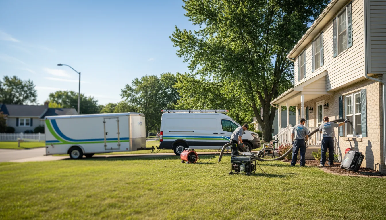 Flooded Basement Restoration And Cleanup With Repair in Gladstone, MO near me